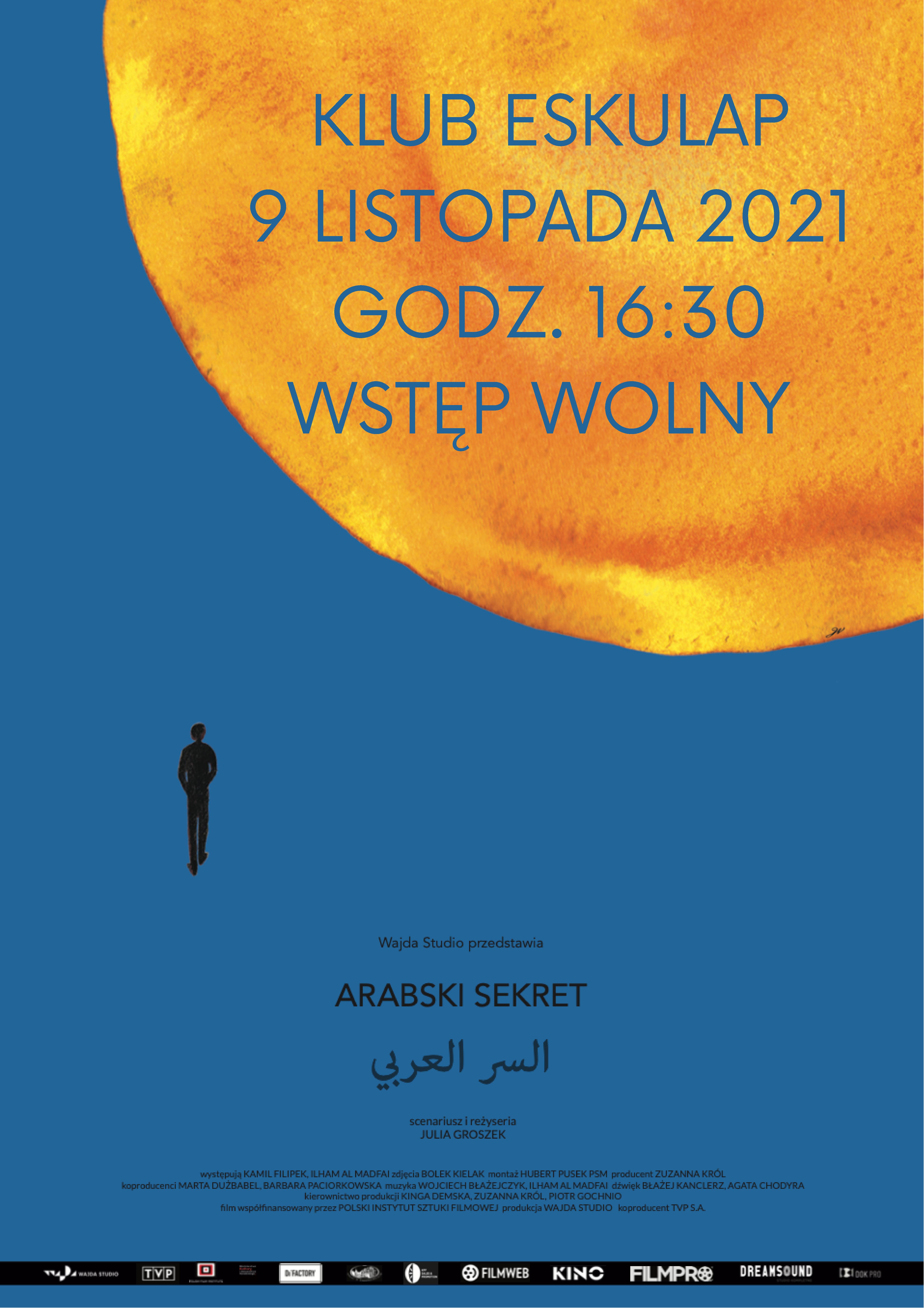 KLUB ESKULAP 9 LISTOPADA 2021 GODZ. 1630 WSTĘP WOLNY