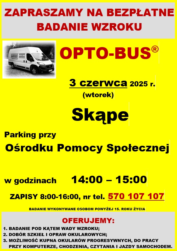 Bezplatne badanie wzroku